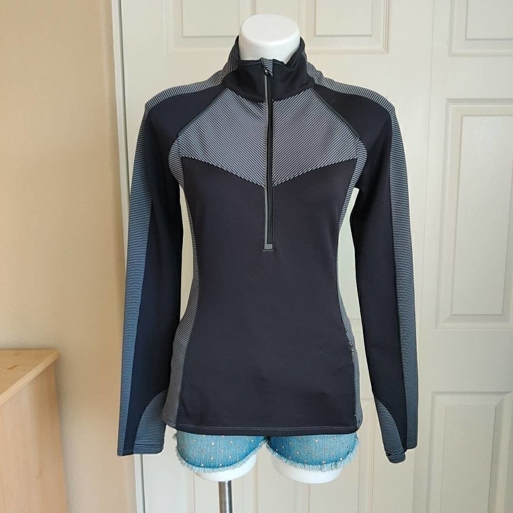 Athleta Spotlight half zip athletic pullover sz S